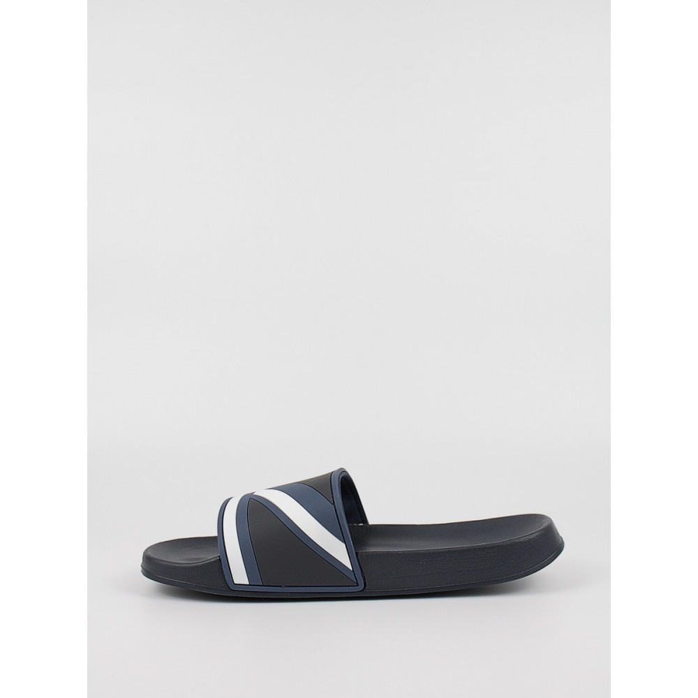 Men's Flip Flops Pepe Jeans London Slider Flag PMS70107-595 Blue Synthetic