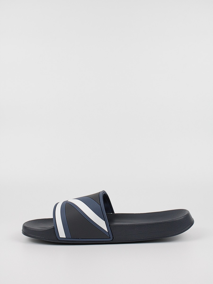 Men's Flip Flops Pepe Jeans London Slider Flag PMS70107-595 Blue Synthetic