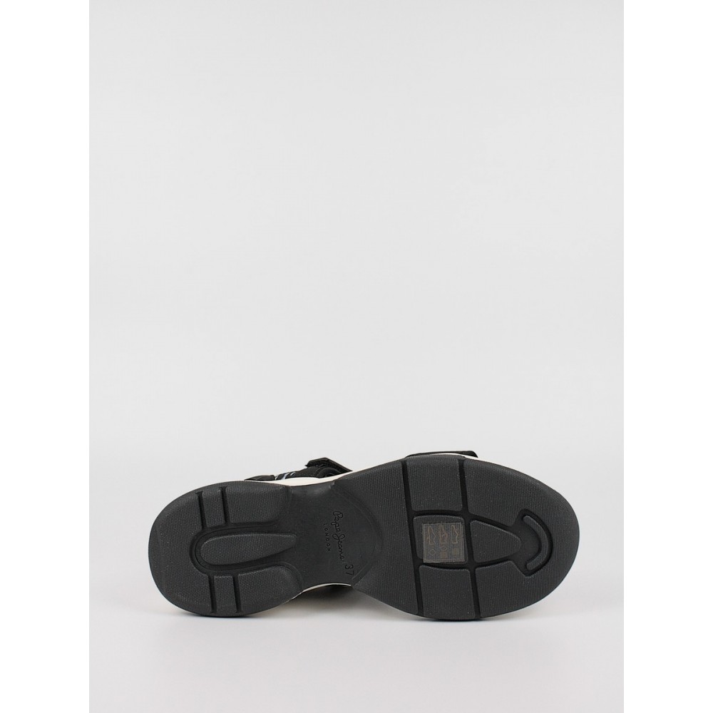 Women\'s Sandal Pepe Jeans London Grub Zebra PLS90565-999 Black Synthetic