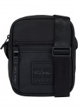 Men's Bag Tommy Hilfiger Th Signature Mini Reporter AM0AM08449-0GK Black Fabric
