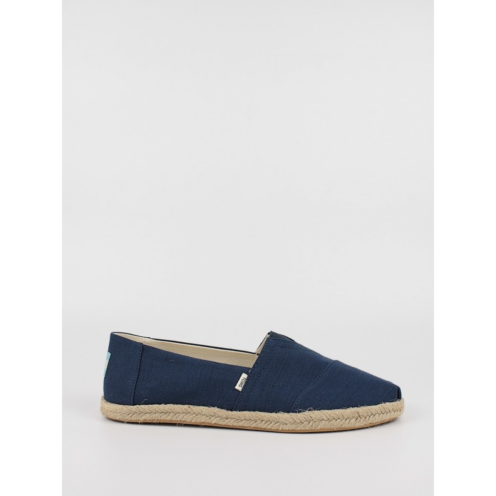 Men's Espadrilles Toms Alpargata Rope 10016271 Blue Fabric