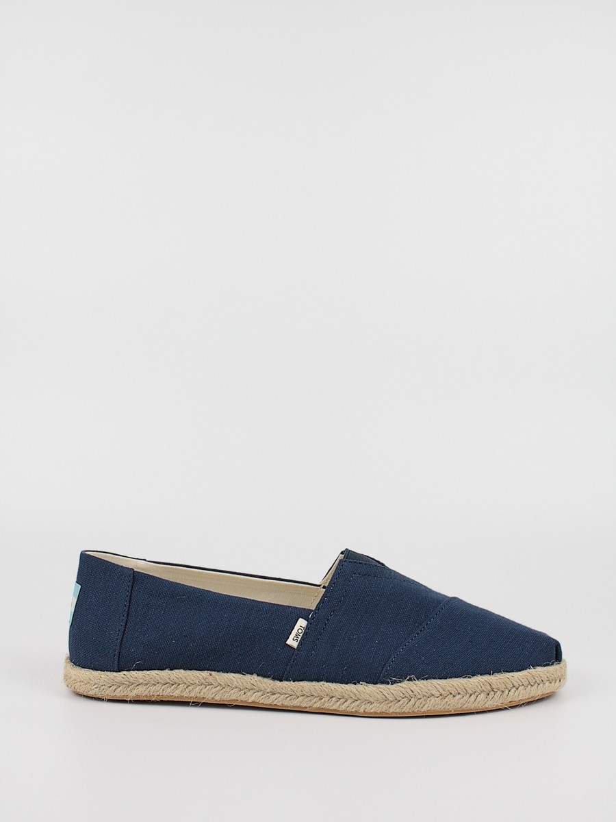 Men's Espadrilles Toms Alpargata Rope 10016271 Blue Fabric