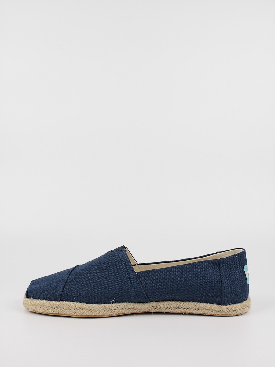 Men's Espadrilles Toms Alpargata Rope 10016271 Blue Fabric