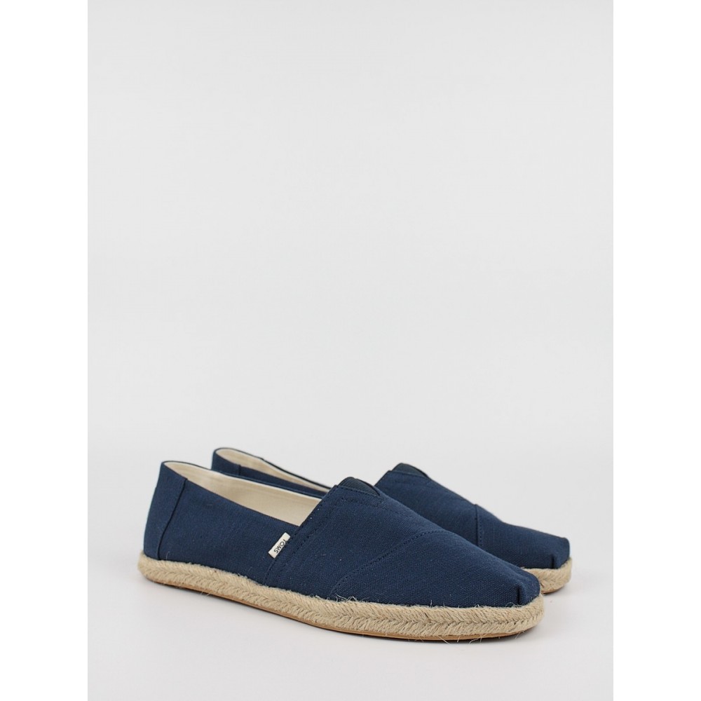 Men's Espadrilles Toms Alpargata Rope 10016271 Blue Fabric