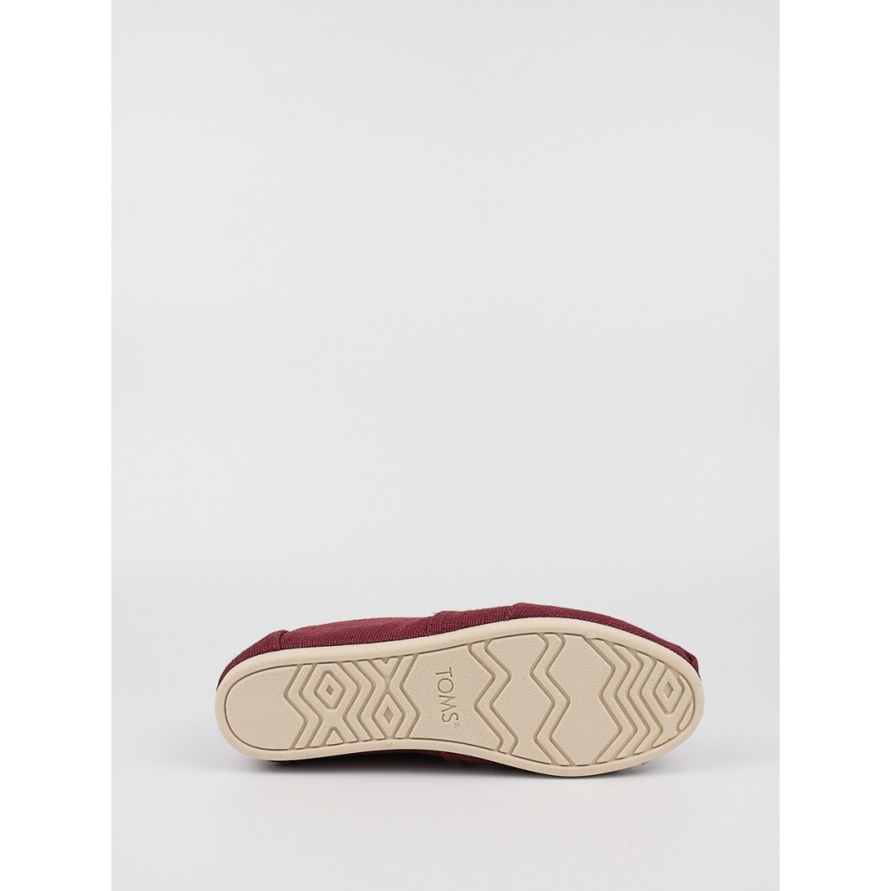 Women's Espadrilles Toms Alpargata 10017717 Bordeaux Fabric