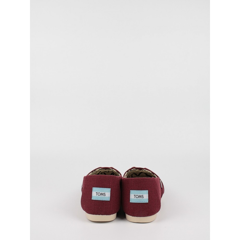 Women's Espadrilles Toms Alpargata 10017717 Bordeaux Fabric