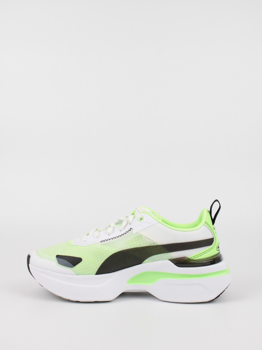 Women Sneaker Puma Kosmo Rider Wn's 383113-01 Green Fabric