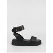 Women\'s Sandal Komis-Komis K36 Black Leather
