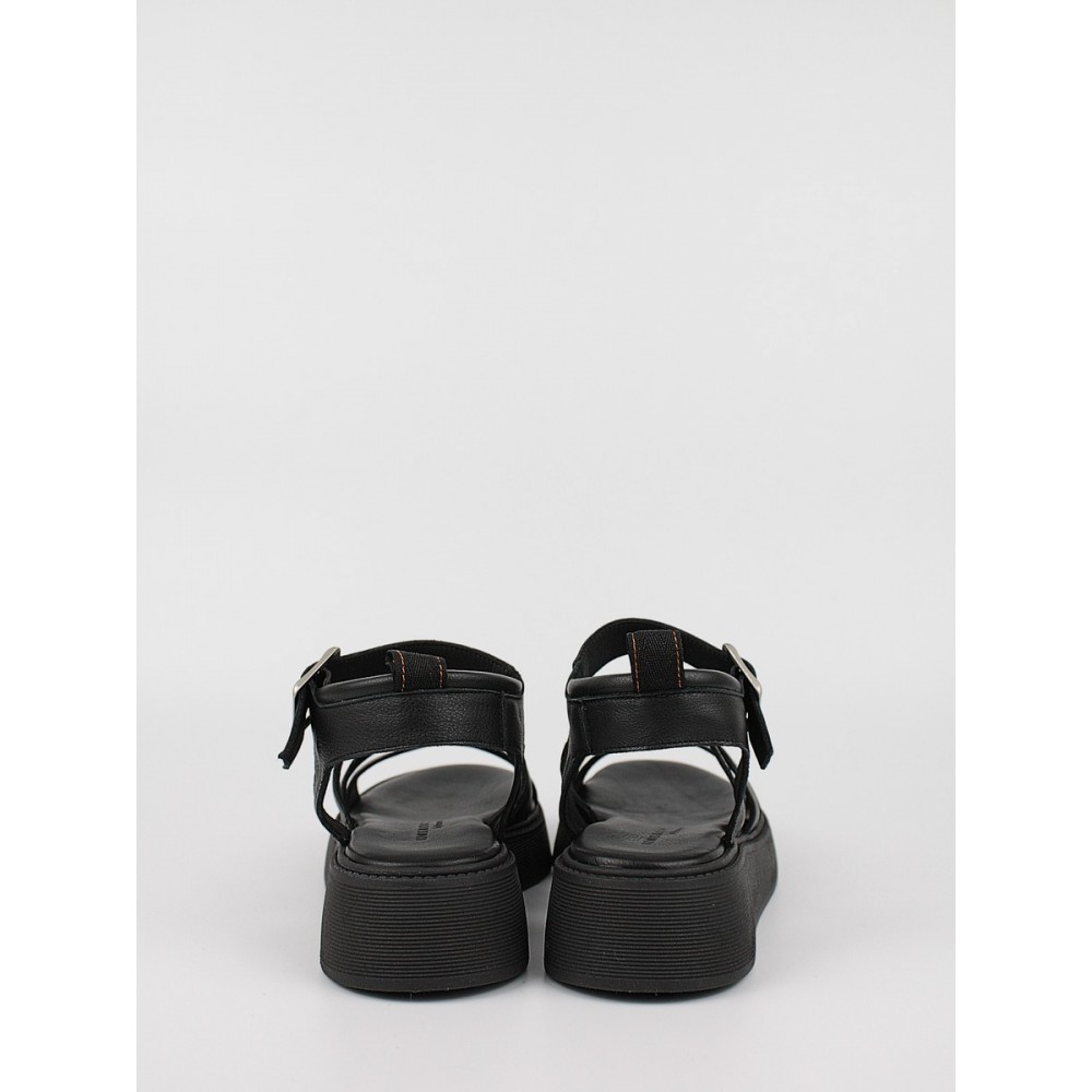 Women\'s Sandal Komis-Komis K33 Black Leather