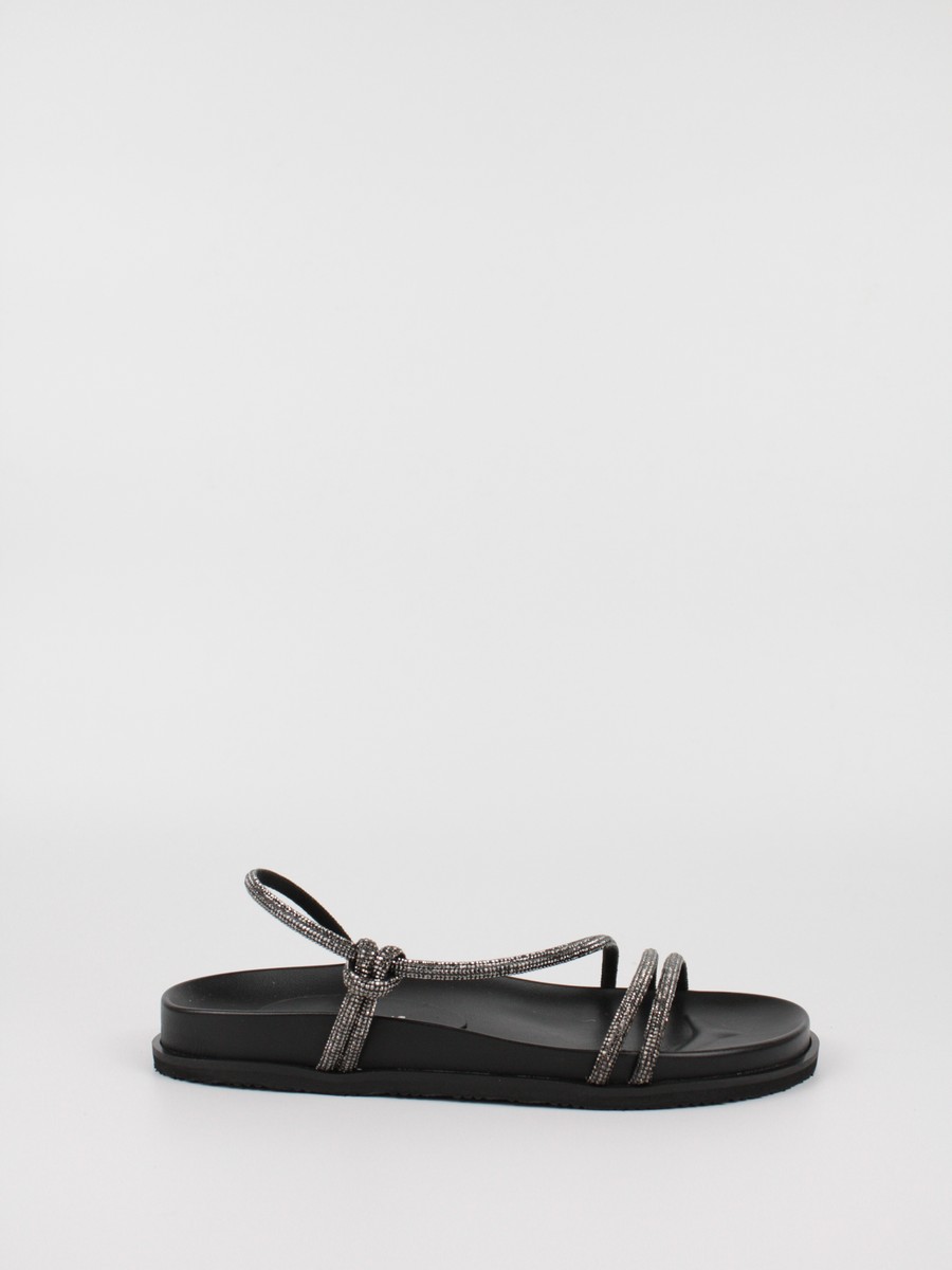 Women's Sandal Komis-Komis K16 Black Leather