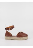 Women's Espadrilles Komis-Komis K58 Brown Leather