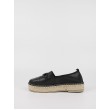 Women\'s Espadrilles Moc Komis-Komis K55 Black Leather