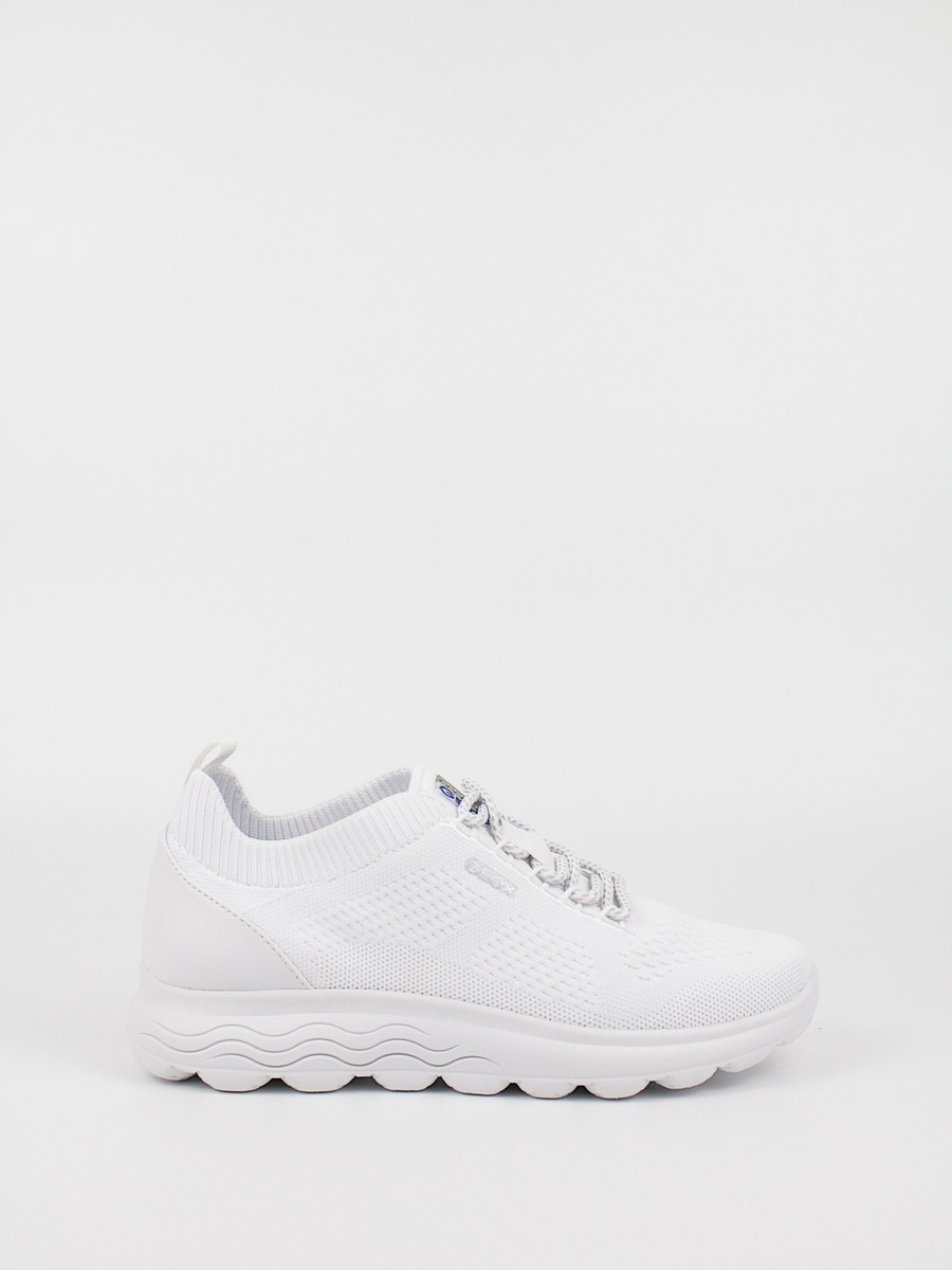 Women's Sneaker Geox Spherica D15NUA White Fabric