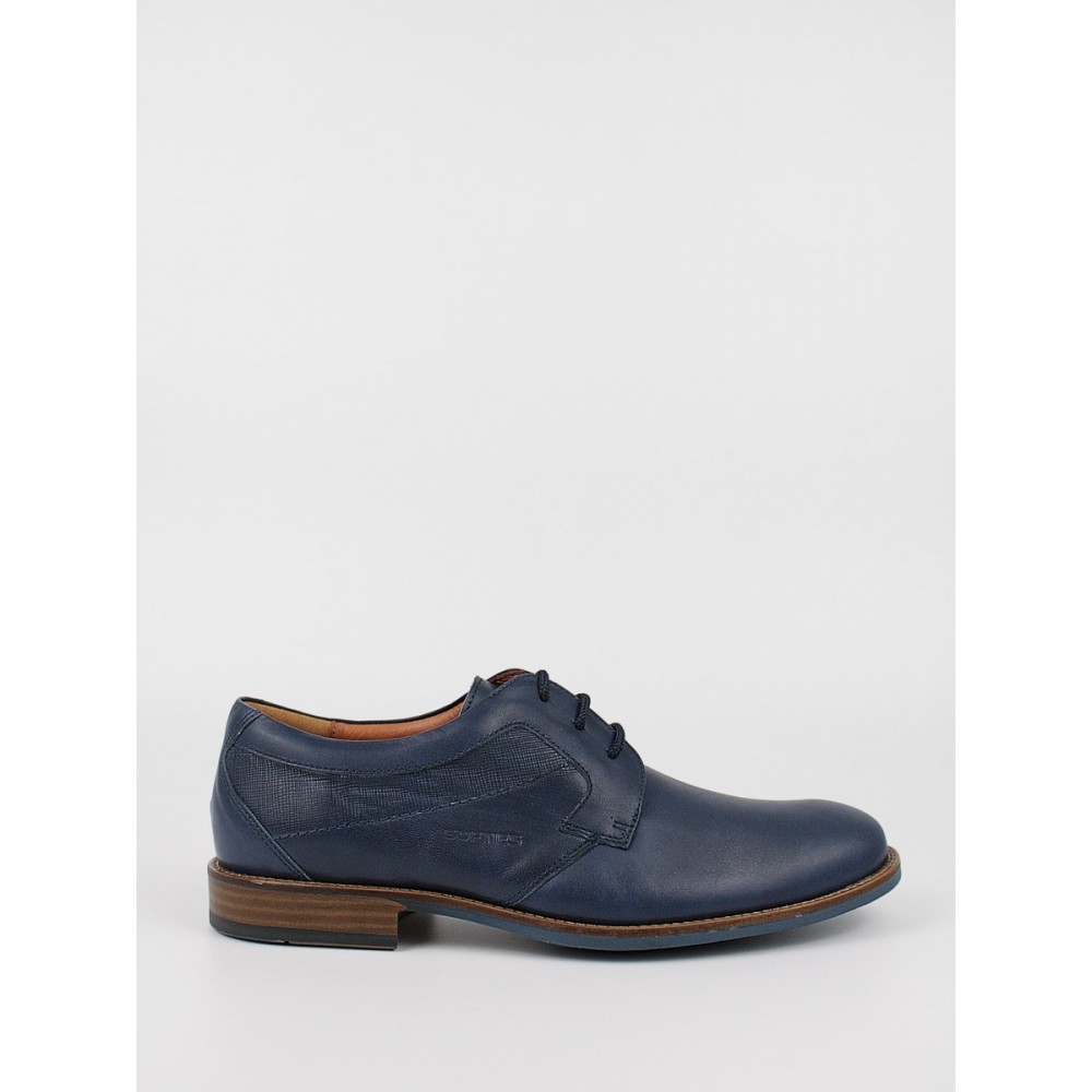 Men Oxford Softies 6194-1531/8225 Blue Leather