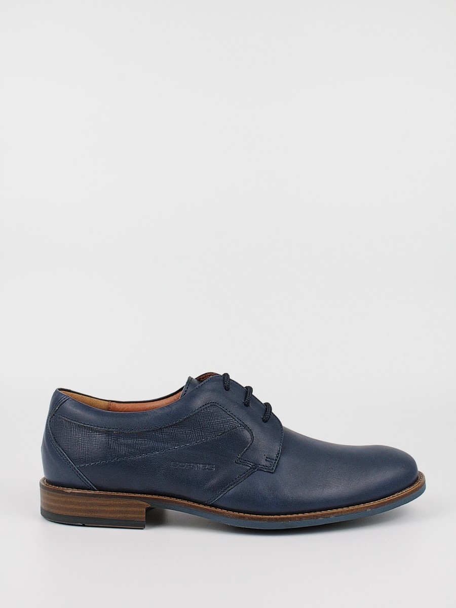 Men Oxford Softies 6194-1531/8225 Blue Leather