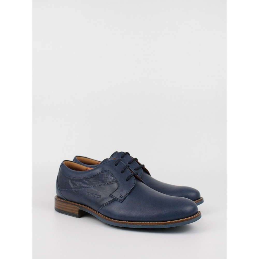 Men Oxford Softies 6194-1531/8225 Blue Leather