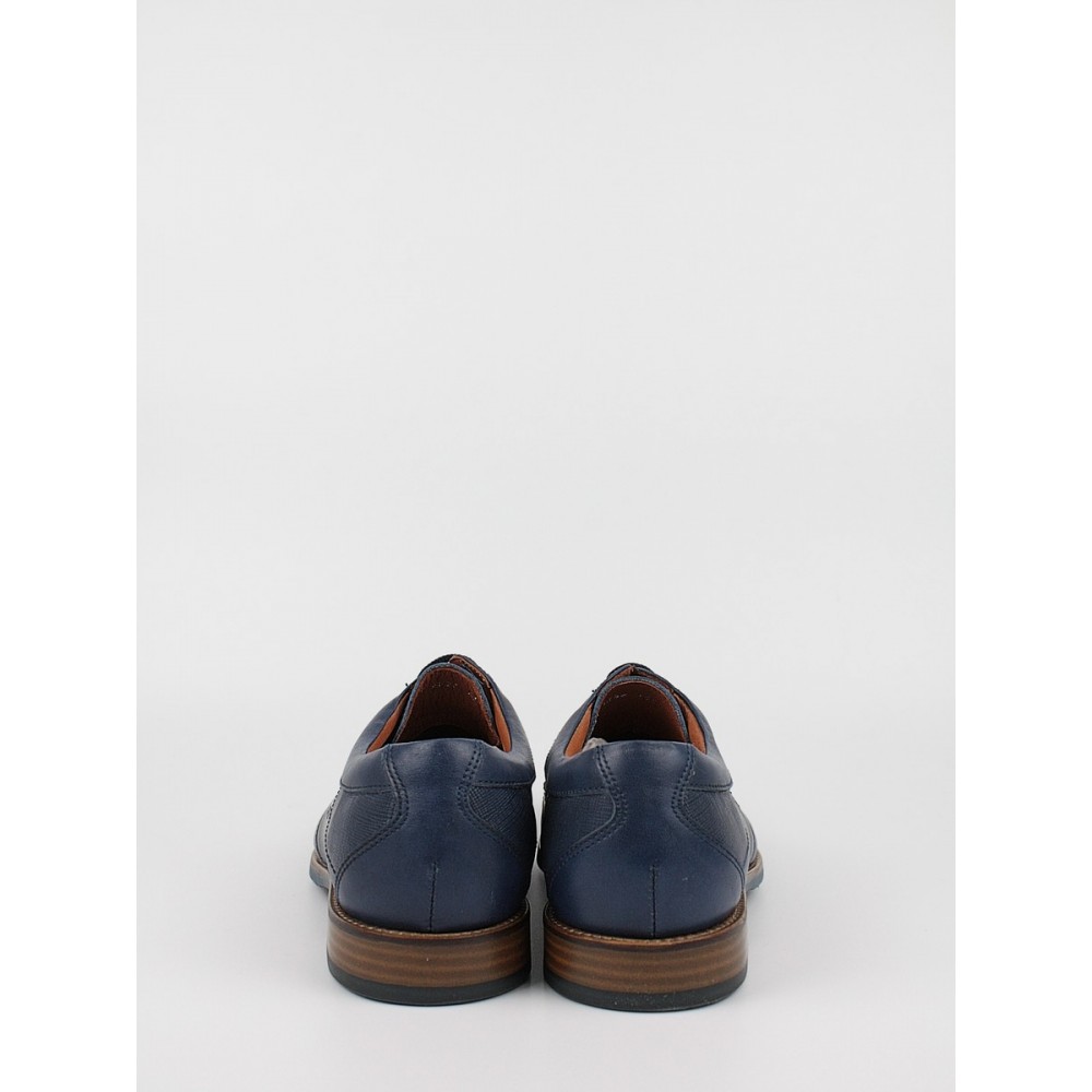 Men Oxford Softies 6194-1531/8225 Blue Leather