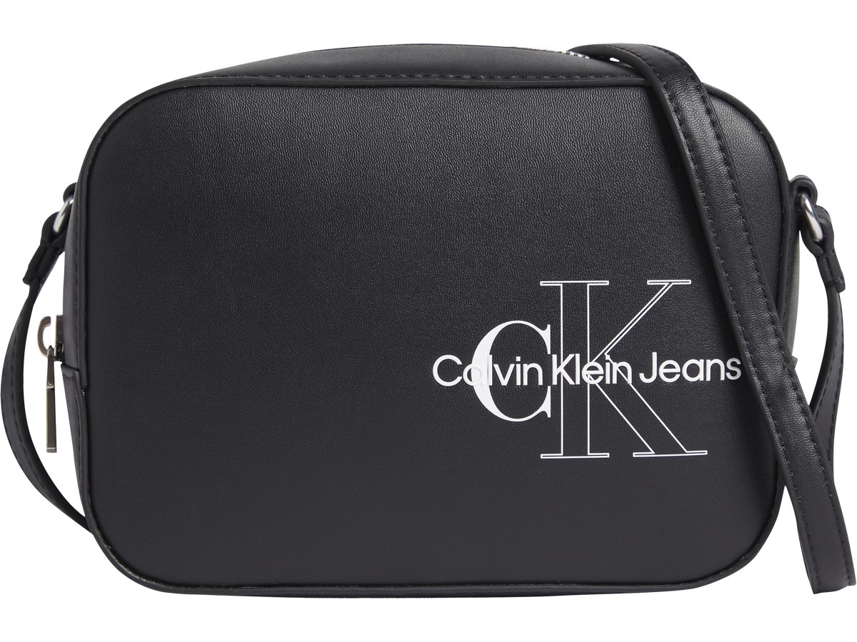 Γυναικείο Τσαντάκι Χιαστή Calvin klein Sculpted Camera Bag Two Tone K60K609312-BDS Μαύρο Συνθετικό