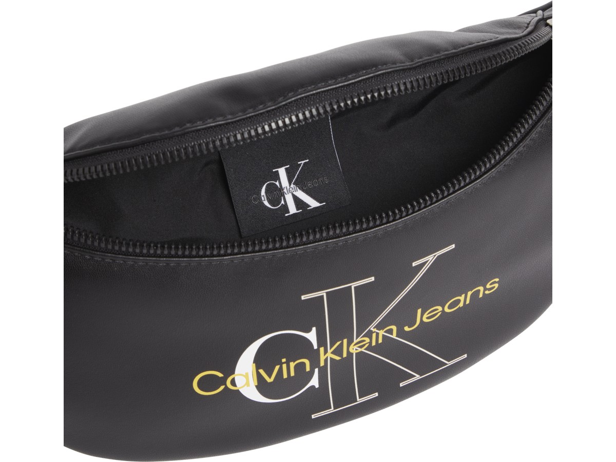 Ανδρικό Σακίδιο Μέσης Calvin klein Monogram Soft Waistbag K50K508865-BDS Μαύρο Συνθετικό