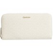 Women\'s Wallet Calvin klein Ck Mono Ziparound Lg K60K607451-0F4 Beige Synthetic