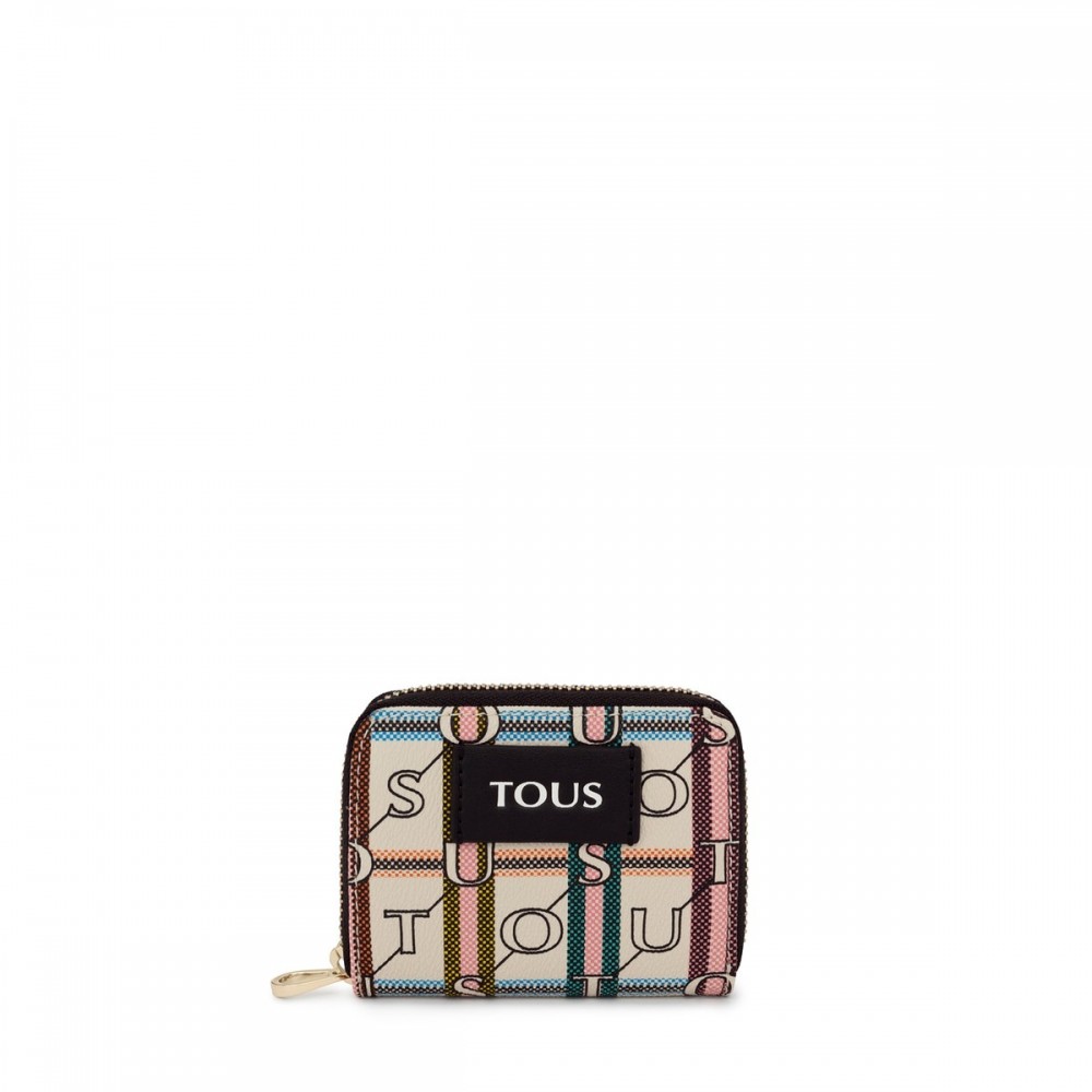 Women\'s Wallet Tous Monedero M. T Crossroad 2001720051 Beige Synthetic