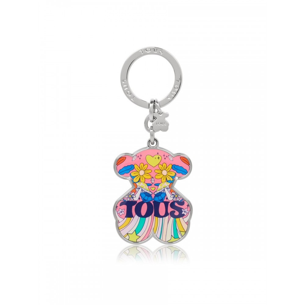 Keychain Tous Llaveros Oso Magic Flowers 2001710613 Colorful Metal