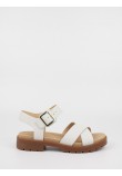 Women's Sandal Clarks Orinoco Strap 26147747 White Leather