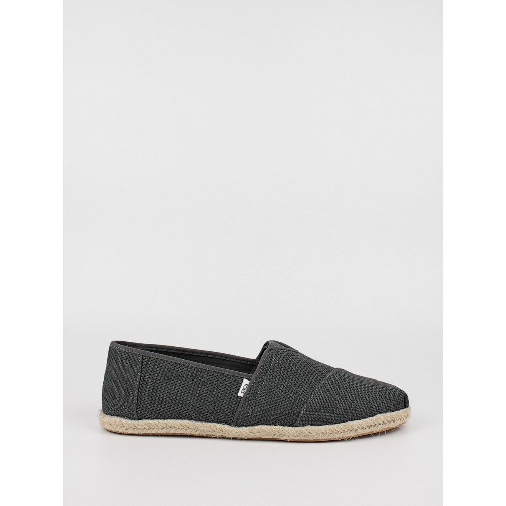 Ανδρική Εσπαντρίλια Toms Alpargata Rope 10017666 Ανθρακί Υφασμα Ανδρική Εσπαντρίλια Toms Alpargata Rope 10017666 Ανθρακί Υφασμα