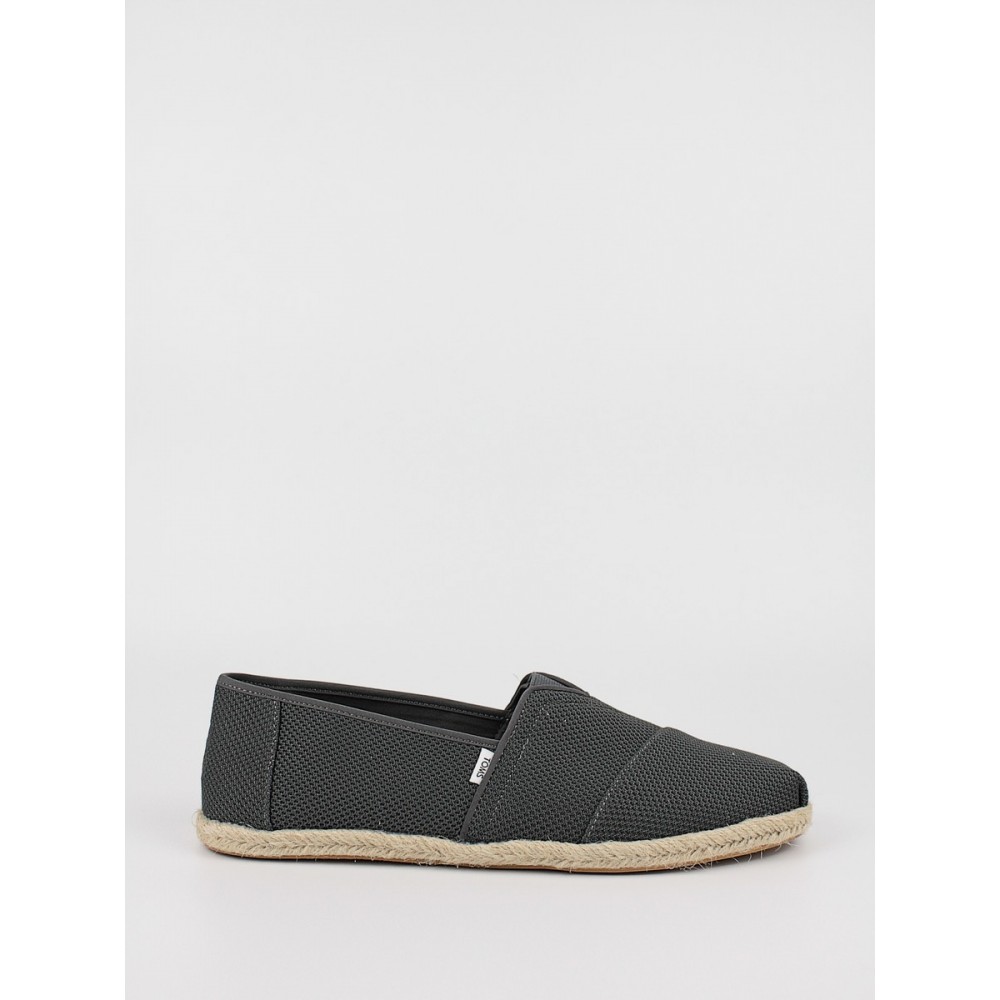 Men's Espadrilles Toms Alpargata Rope 10017666 Dark Gey Fabric