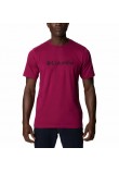 Men's Τ-Shirt Columbia Csc Basic Logo 1680053-467 Purple Fabric