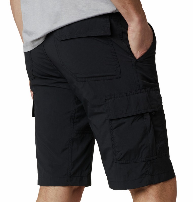 Men Shorts Columbia Silver Ridge Cargo Shorts 1794921-010 Black Fabric