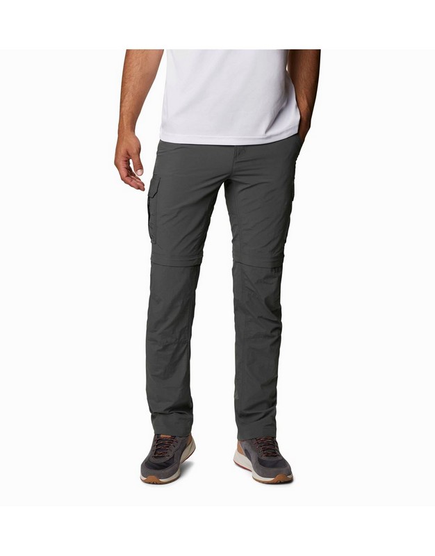 Ανδρικό Παντελόνι Columbia Silver Ridge II Convertible Pants 1794891-028 Γκρί Υφασμα