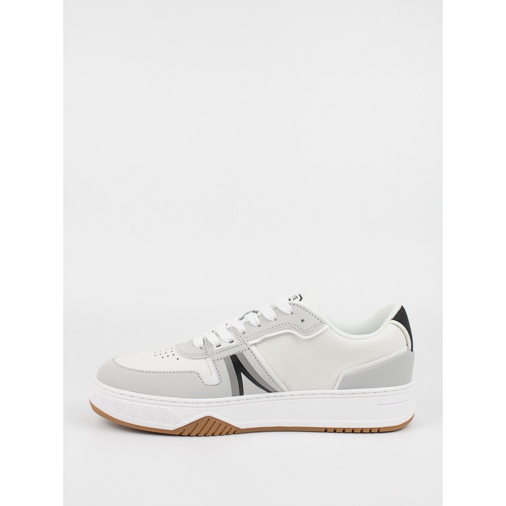 Ανδρικό Sneaker Lacoste L001 0722 2 SM 43SMA0075147 Ασπρο Δέρμα