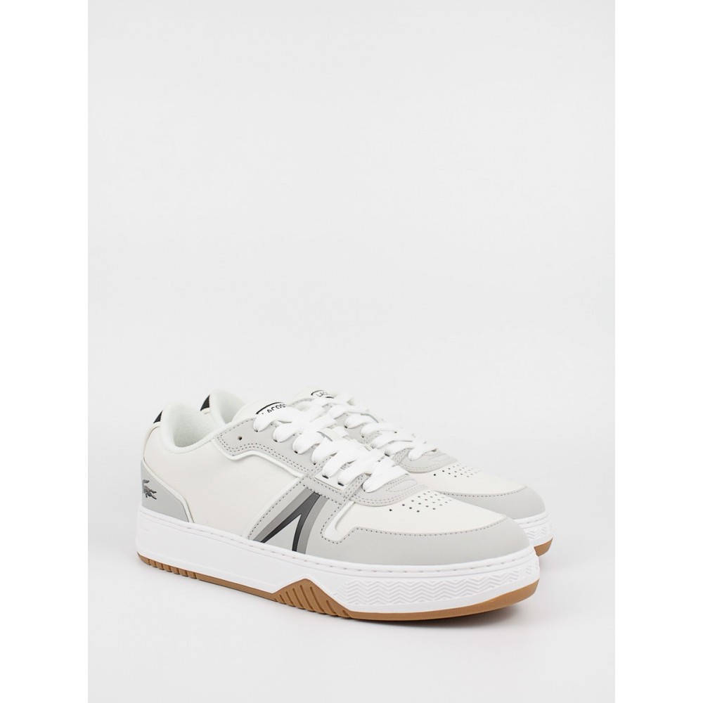 Ανδρικό Sneaker Lacoste L001 0722 2 SM 43SMA0075147 Ασπρο Δέρμα