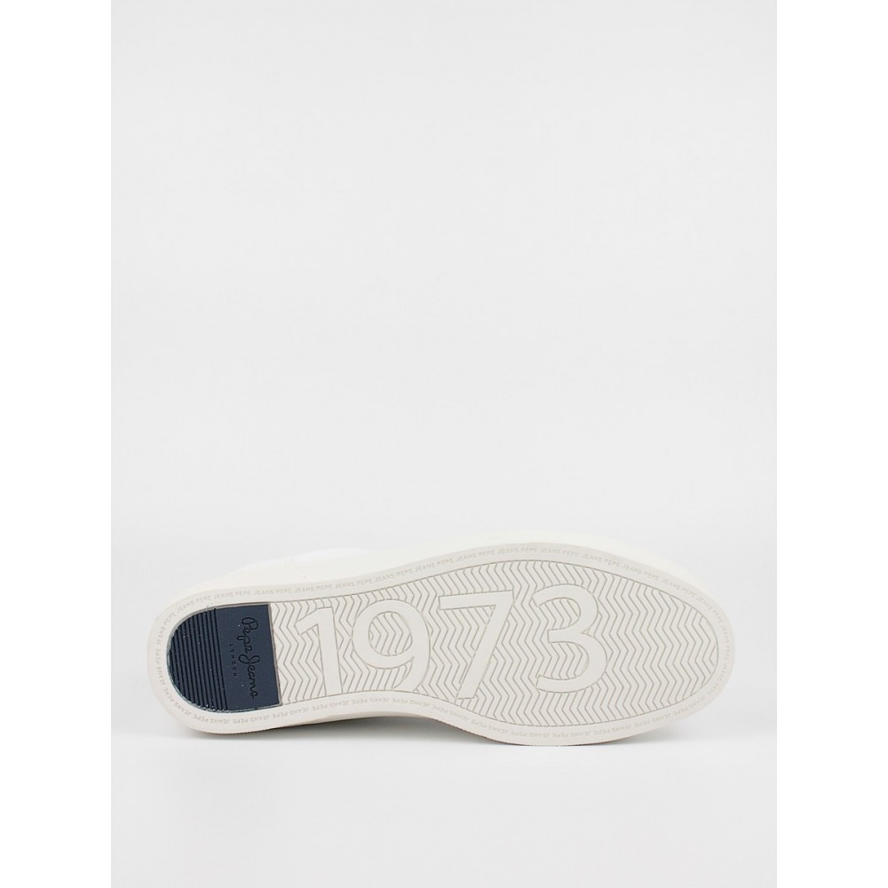 Ανδρικό Sneaker Pepe Jeans London Yogi Origainal PMS30825-800 Ασπρο Συνθετικό