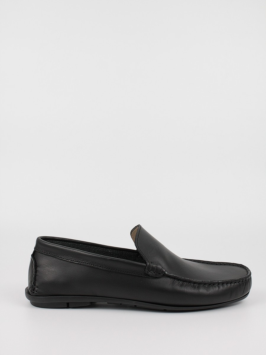 Men's Moccasin C42 Black Leather