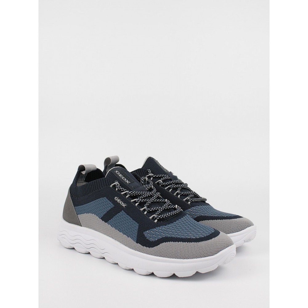 Men\'s Sneaker Geox Spherica U15BYA Blue-Grey Fabric