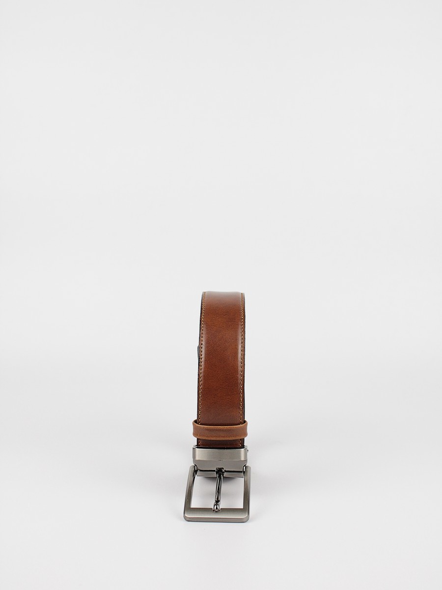 Men's Belt Bor 0401.12 Cognac Leather