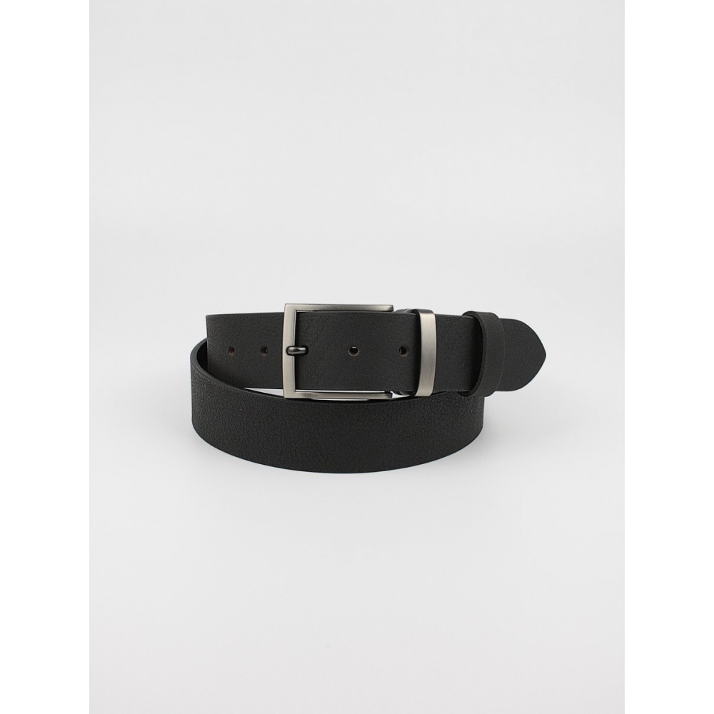 Men\'s Belt Bor 0404,54 Black Leather