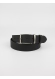 Men's Belt Bor 0404,54 Black Leather