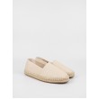 Γυναικεία Εσπντρίλια Calvin KLein Espadrille W/HDW Canvas Mono HW0HW00888-0LD Μπέζ Υφασμα