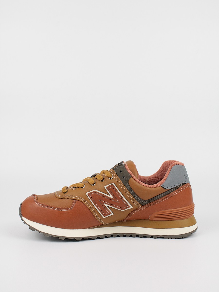 Men Sneaker New Balance WL574OMA Brown Leather