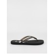 Women\'s Beach Sandal Calvin KLein Beach Sandal Monogram Tpu YM0YM0055-00X Black Synthetic