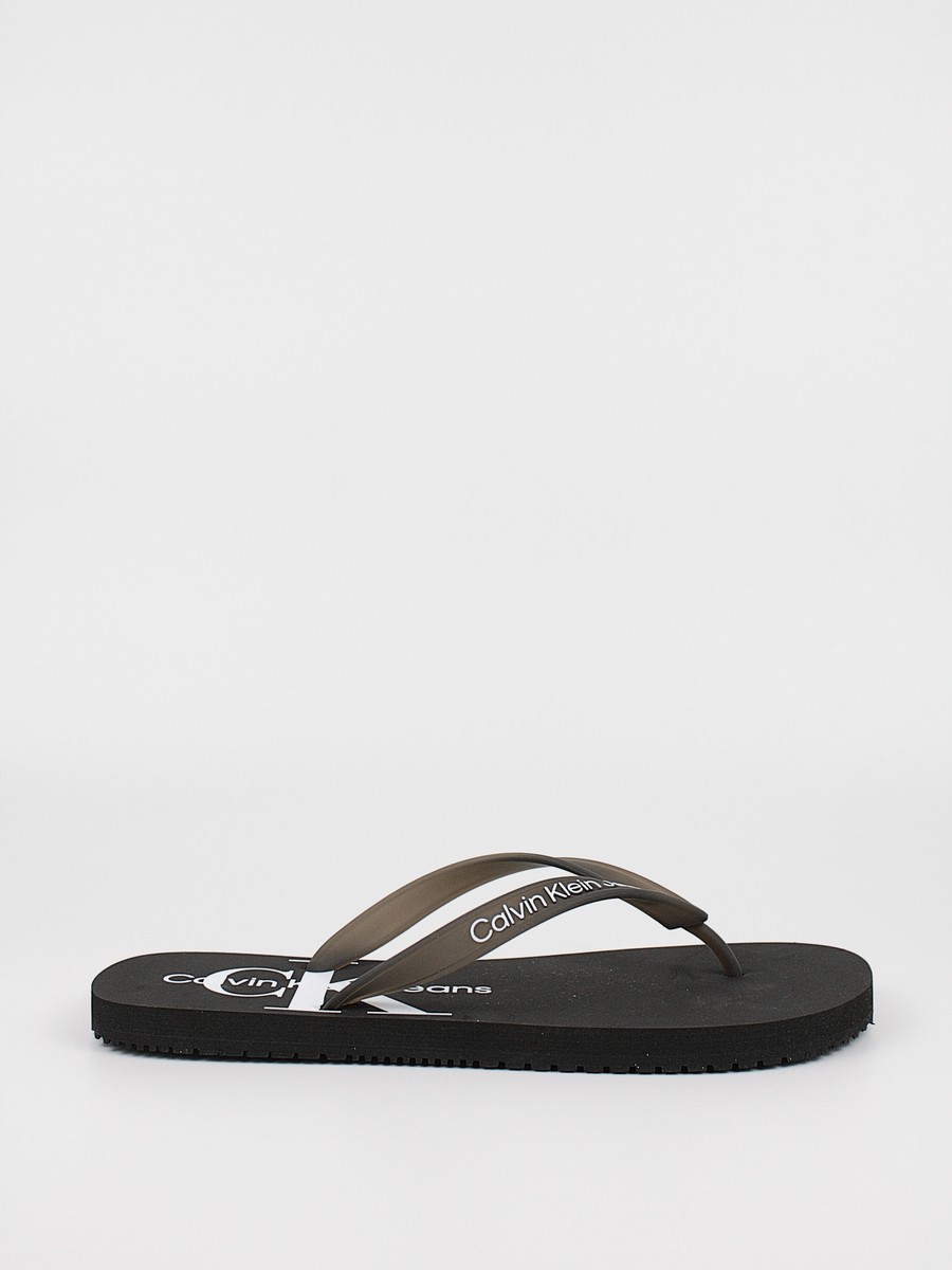 Ανδρική Σαγιονάρα Calvin KLein Beach Sandal Monogram Tpu YM0YM0055-00X Μαύρο Συνθετικό