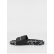 Men\'s Flip Flops Calvin KLein Slide Aop Institutional YM0YM00454-BDS Black Synthetic