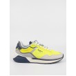 Men Sneaker Pepe Jeans London No 22 Spring Man PMS030833-031 Yellow Fabric-Leather