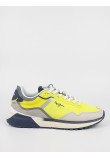 Men Sneaker Pepe Jeans London No 22 Spring Man PMS030833-031 Yellow Fabric-Leather