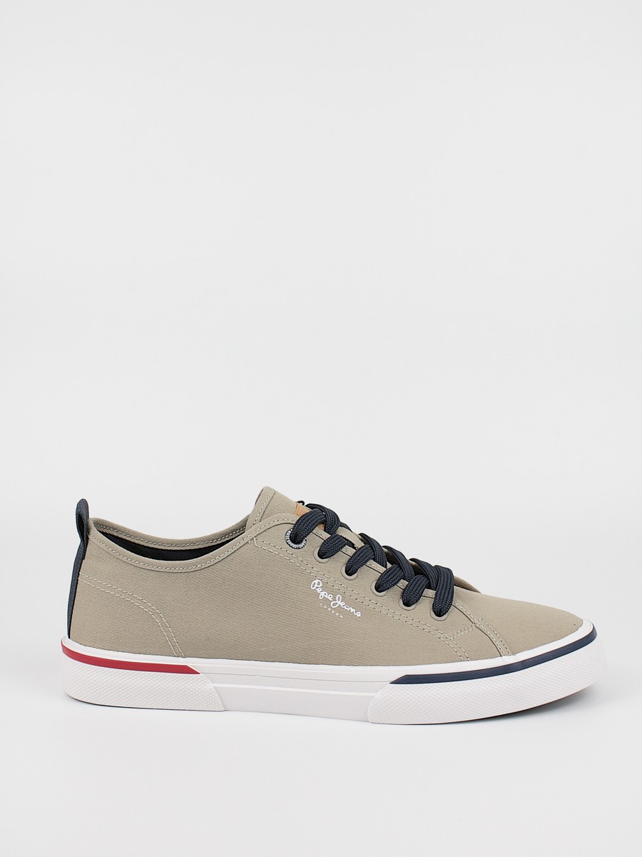 Ανδρικό Sneaker Pepe Jeans London Kenton Smart 22 PMS30811-855 Μπέζ Υφασμα