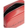 Γυναικείο Τσαντάκι Χιαστή Calvin klein Sculpted Camera Bag Mono K60K609311-XL1 Κόκκινο Συνθετικό