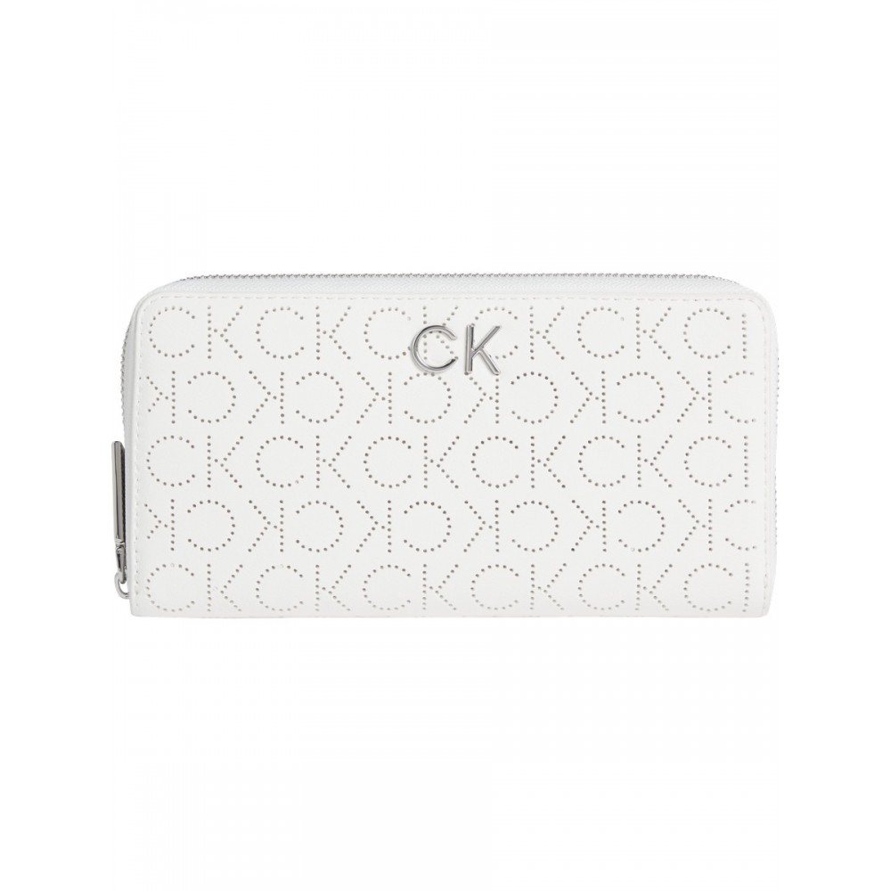 Women's Wallet Calvin klein Re-Lock Slim Z / A Wallet K60K609485-YAF Beige  Synthetic
